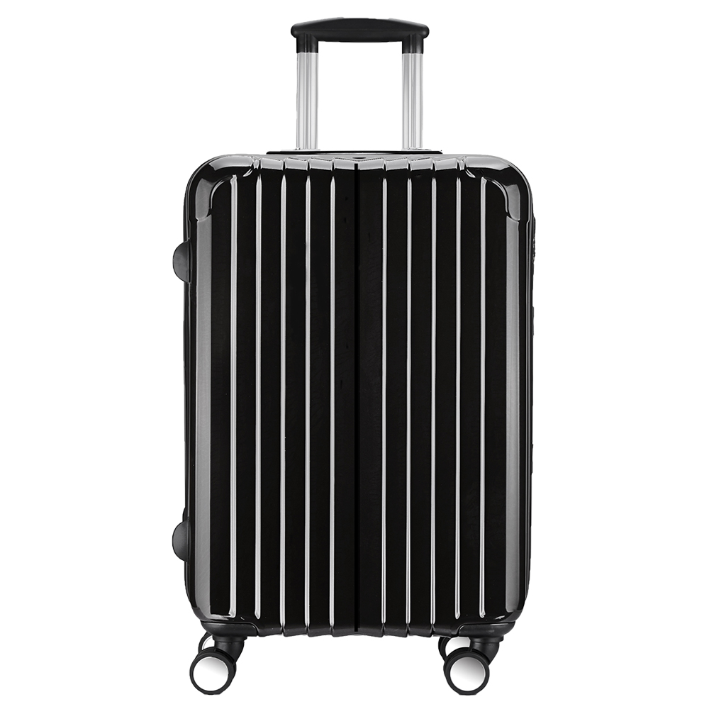 Valise taille Cabine 57cm - PC Ultra légère - 4 roues 20172 - Noir
