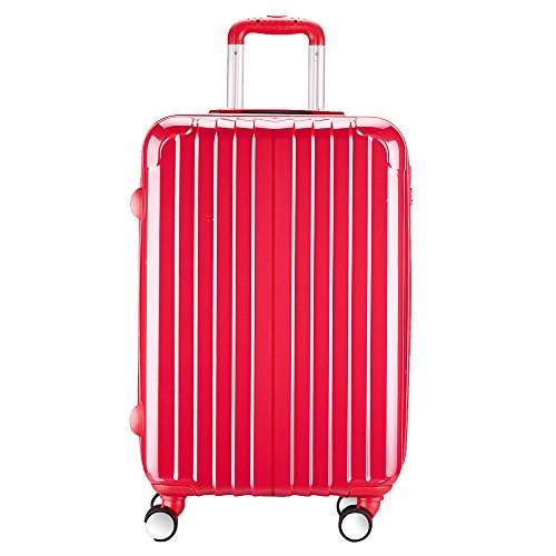 Valise Taille Cabine rigide  rose foncé ultra leger 4 roues multicouleurs PARTY PRINCE