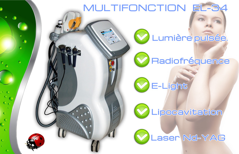 Appareil pour esthetique 5 fonctions au choix
