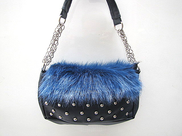 SAC BANDOULIERE FOURRURE REF 7004 2.95€ HT 