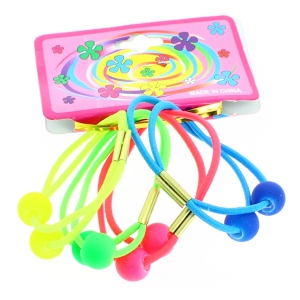 Double élastique à perles pour cheveux
