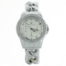 Montre bijou femme avec bracelet en chaîne