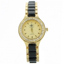 Montre bijou sertie de strass pour femme