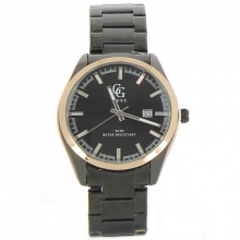 Montre etanche en métal pour homme avec affichage de la date