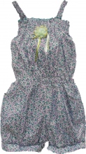 Combishort liberty orné d’une fleur