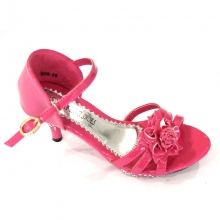 Sandales vernies filles ornées de fleurs