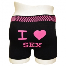 Boxer homme inscrit I love sex