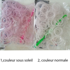 Élastiques de couleur unique