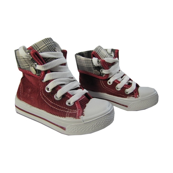 Basket montante kids velours réf 6689 1, 95 € ht/unité