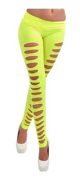 Legging troué jaune fluo   2,90 € HT/unité  Référence : 2312