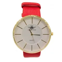 Montre-bracelet ronde pour femme équipée d’un mouvement quartz