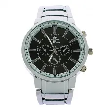 Montre métal avec chronographes