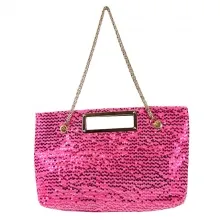 Sac de soirée agrementé de sequins