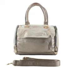 Joli sac à main tendance avec rabat reptile