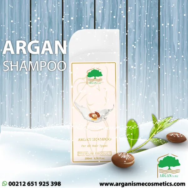 shampoinning de l'huile argan