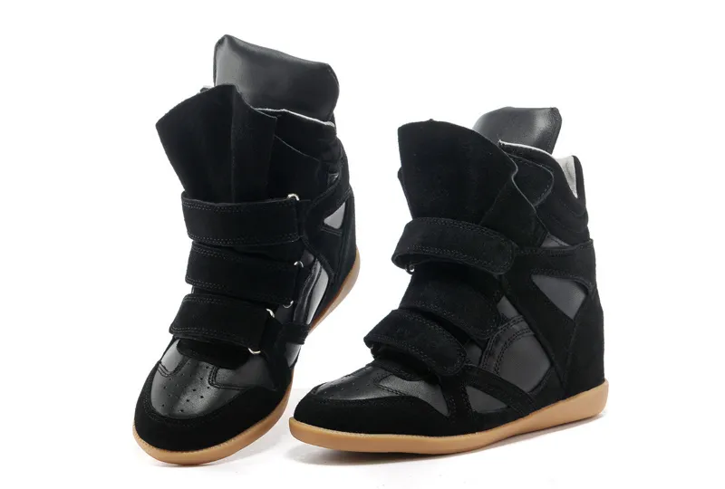 Sneakers Isabel Marant Haut-dessus de chaussures en daim femmes bottes de mode