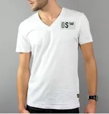 T SHIRT G STAR RAW BLANC.