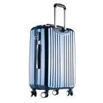 Valise Taille Cabine rigide 57cm bleu ultra leger  4 roues multicouleurs PARTY PRINCE