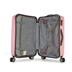 Valise Taille Cabine rose ultra leger PC 4 roues PARTY PRINCE