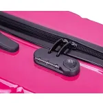 Valise Taille Cabine rigide rose foncé ultra leger PC 4 roues PARTY PRINCE
