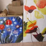 Tableaux peinture divers...