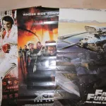 Lot de grands posters, affiches plastifiées, posters 3D