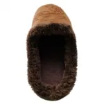 Chaussons fourrés femme avec motif dessus