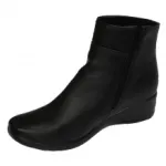 Bottines femme à talon compensé avec motif fantaisie et strass