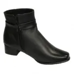 Bottines femme avec bride bouclée fantaisie sur le montant