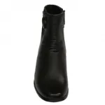 Bottines noires avec boutons côté