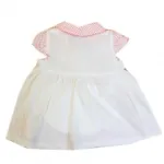 Ensemble robe brodée et bloomer pour bébé fille
