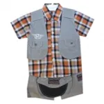 Ensemble bermuda quatre pièces pour bébé garçon