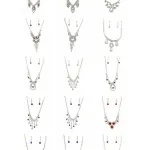 Parure élégante incrustée de pierres