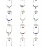 Jolie parure glamour sertie de pierres
