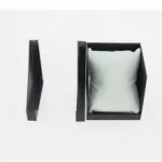 Boîte à bijoux transparente avec coussinet