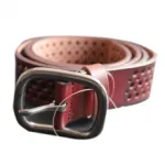 Ceinture stylisée de perforation en cuir