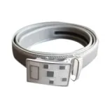 Ceinture en cuir avec boucle fantaisie