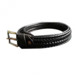 Ceinture tressée fashion en cuir
