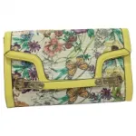 Pochette enveloppe imprimée fleurie