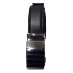 Ceinture en cuir avec boucle rectangulaire en métal