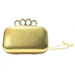 Sac de soirée avec bague strass pour 4 doigts