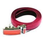 Ceinture tendance avec boucle en métal