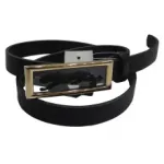 Ceinture avec boucle dorée sertie de strass