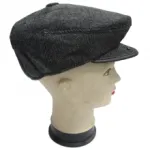 Béret casquette avec bouton-pression