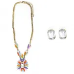 Parure luxe sertie de pierres