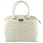 Sac à main verni enjolivé de motif géométrique