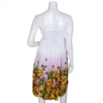 Robe fleurie bustier femme