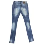 Jeans slim bleu femme