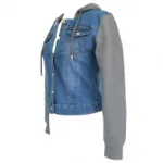 Veste en jeans avec capuche