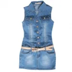 Combi jupe avec ceinture assortie